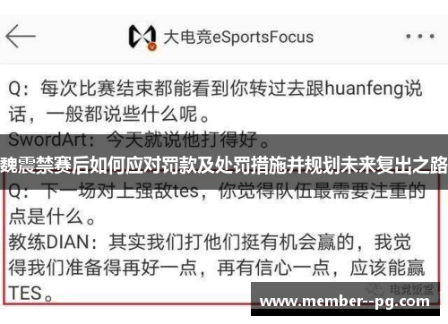 魏震禁赛后如何应对罚款及处罚措施并规划未来复出之路 魏震禁赛后如何应对罚款及处罚措施并规划未来复出之路